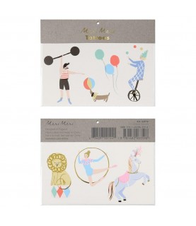 Circus Temporary Tattoos