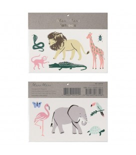 Safari Trek Temporary Tattoos