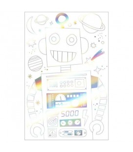 2 Space Coloring Poster