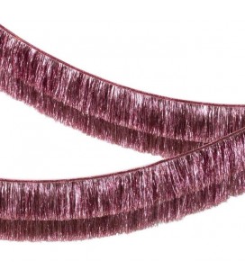 Pink Tinsel Fringe Garland