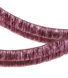 Pink Tinsel Fringe Garland