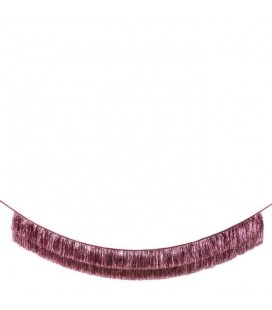 Pink Tinsel Fringe Garland