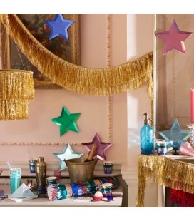 Pink Tinsel Fringe Garland