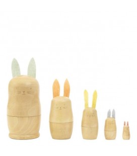 5 Stacking Bunnies