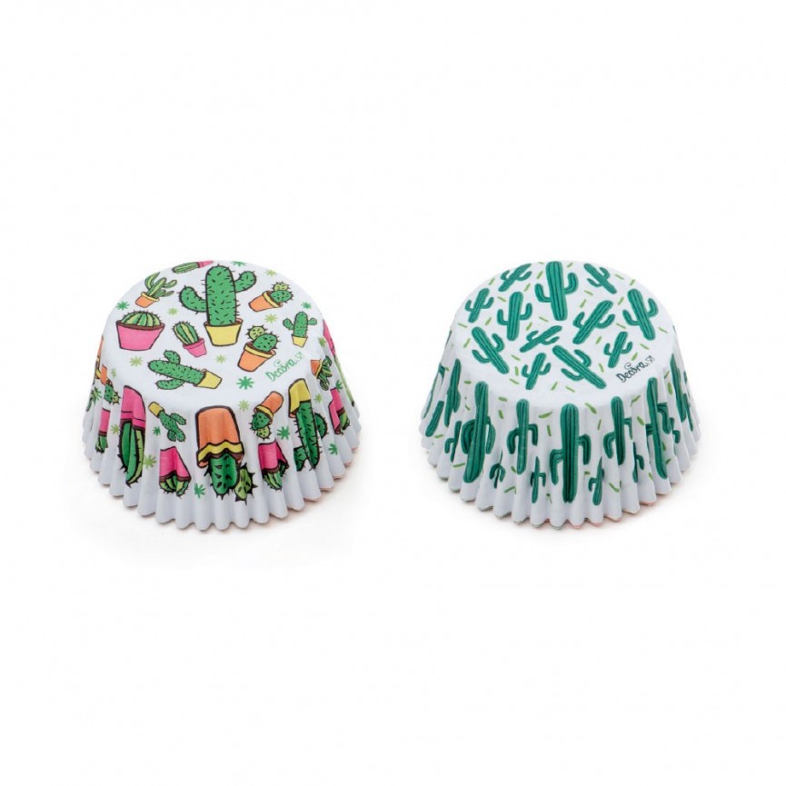 36 Cactus Cupcake Liners