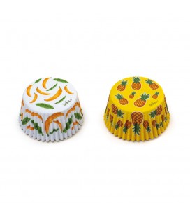36 Tropical Cupcake Liners