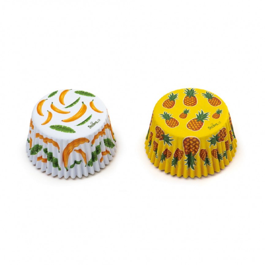 36 Tropical Cupcake Liners