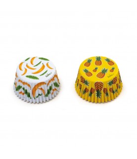 36 Tropical Cupcake Liners