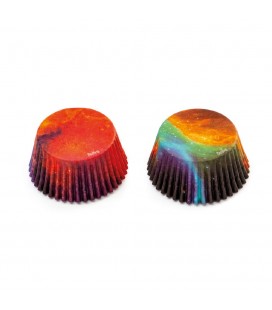 36 Caissettes à Cupcakes Galaxie