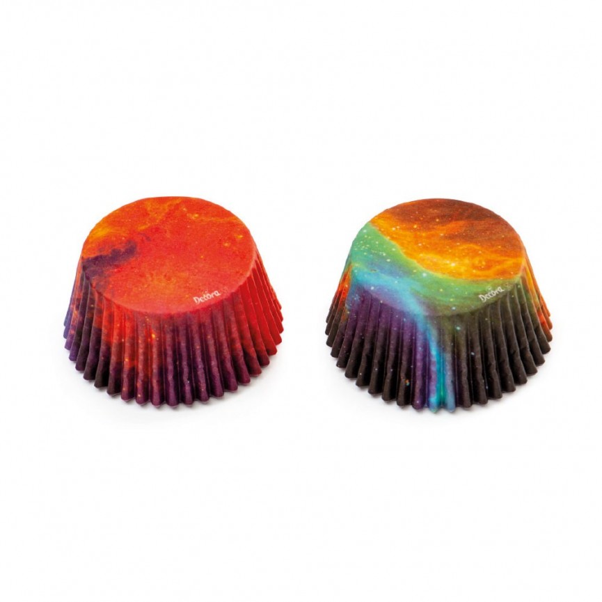 36 Galaxy Cupcake Liners