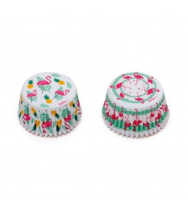 36 Flamingo Cupcake Liners