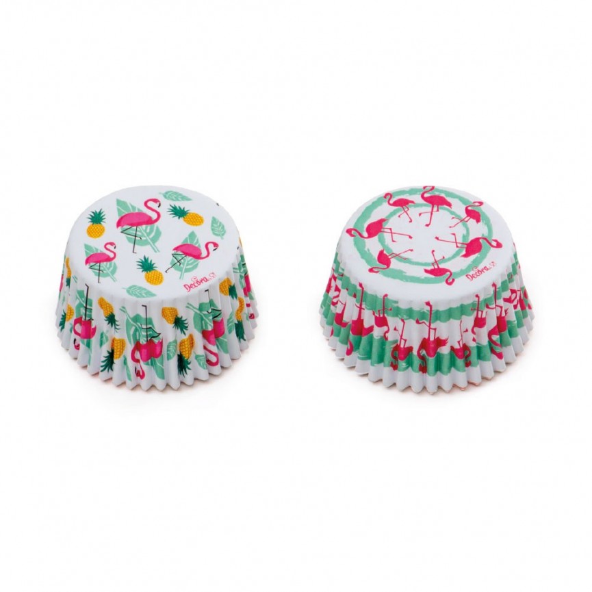 36 Flamingo Cupcake Liners