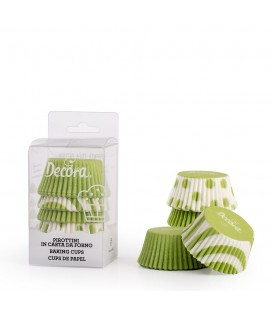 75 Green Fantasy Cupcake Liners