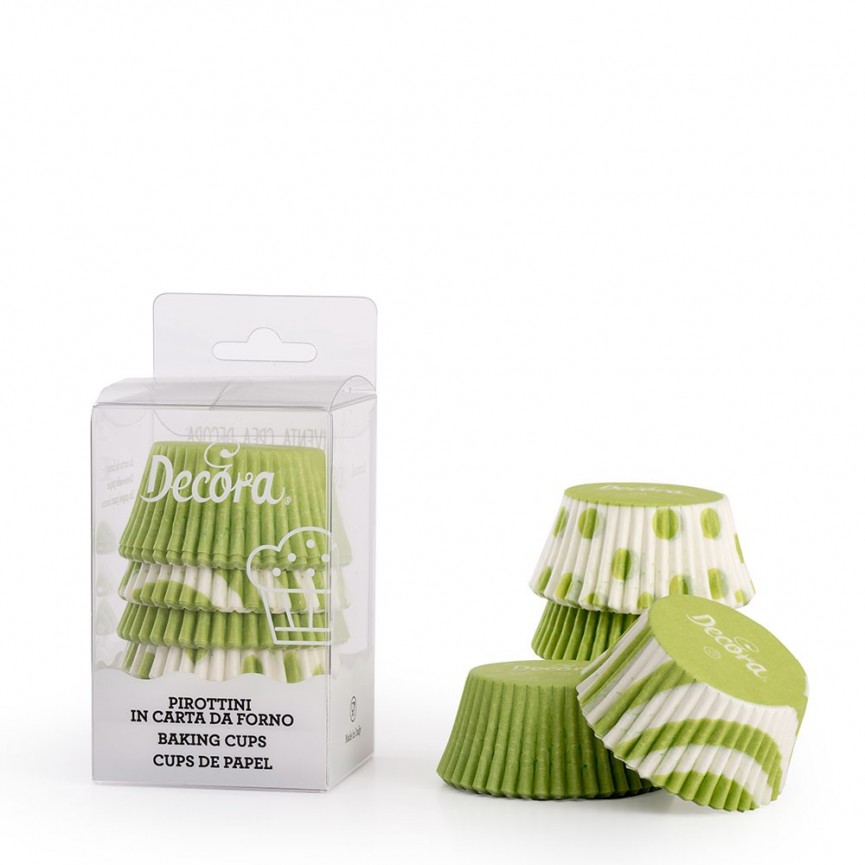 75 Green Fantasy Cupcake Liners