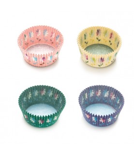 75 Flowers Cupcake Liners