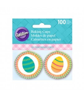 100 Easter Eggs Mini Cupcake Liners