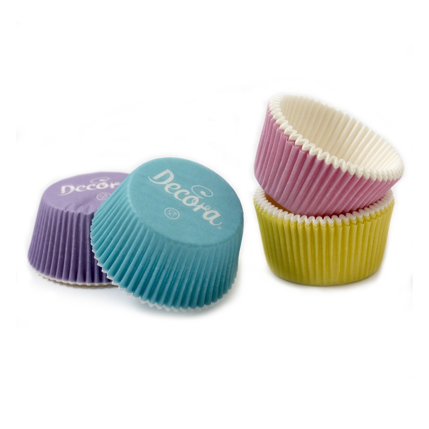 200 Pastel Mini Cupcake Liners
