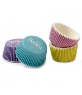 200 Pastel Mini Cupcake Liners