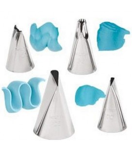 Piping Tips Set - 4 pieces 106, 86, 102, 125