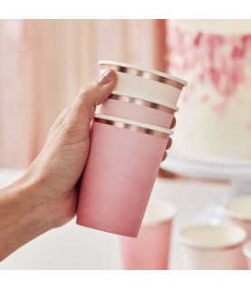 Pink Ombré Cups