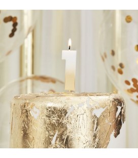 God Ombre Number 0 Candle