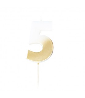 God Ombre Number 5 Candle