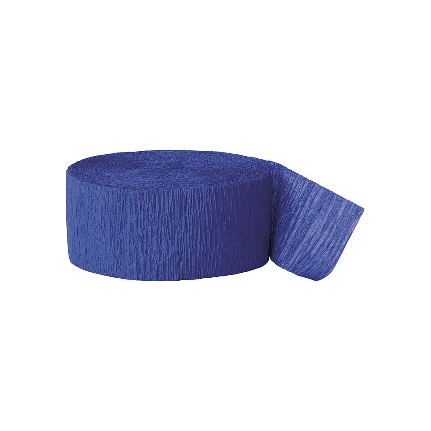 Royal Blue Crepe Streamer