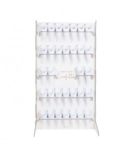 Wedding Confetti Cone Holder Stand and Cones