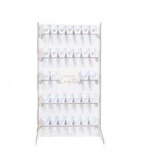 Wedding Confetti Cone Holder Stand and Cones