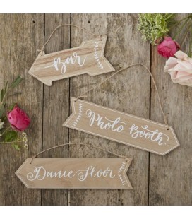 Boho Wooden Arrown Signs