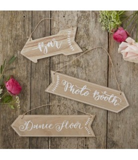 Boho Wooden Arrown Signs