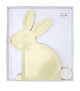 Teller in Osterhasenform mit Pastel