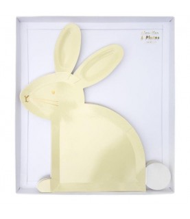 Pastel Bunny Easter Plates