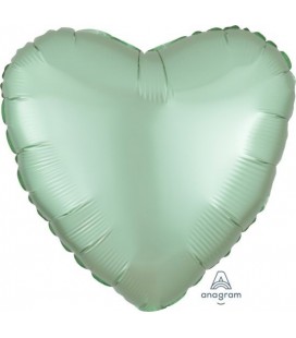 Pastel Mint Star Satin Luxe Foil Balloon
