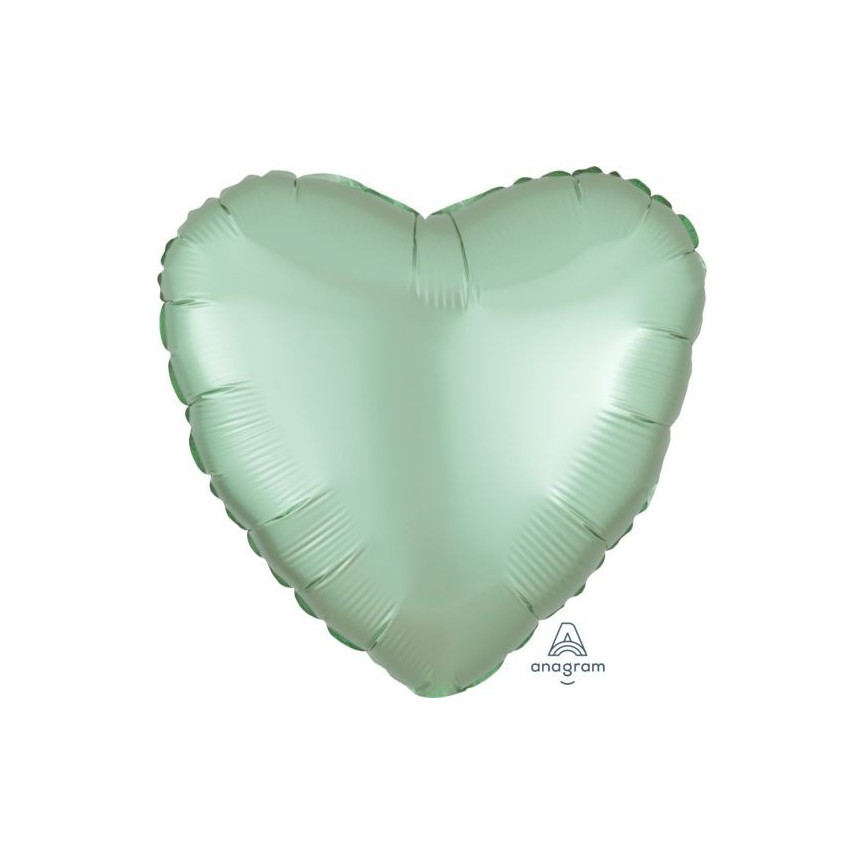 Pastel Mint Star Satin Luxe Foil Balloon