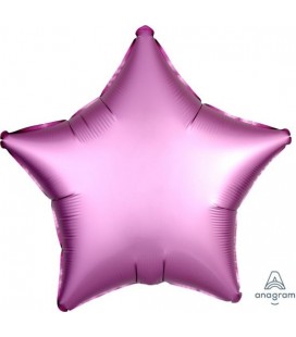 Flamingo Star Satin Luxe Foil Balloon