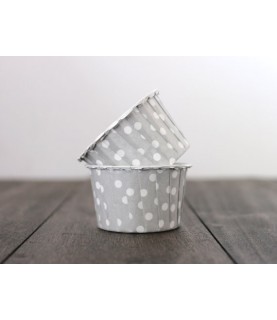 25 Candy Cups Gris 