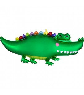 Happy Alligator Foil Balloon