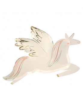 Winged Unicorn Plates Meri Meri