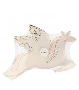 Winged Unicorn Plates Meri Meri