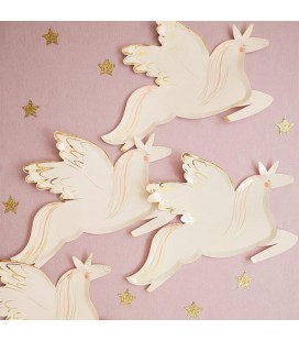 Winged Unicorn Plates Meri Meri