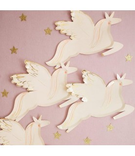 Winged Unicorn Plates Meri Meri