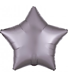 Ballon Aluminium Satin Luxe Etoile Grège