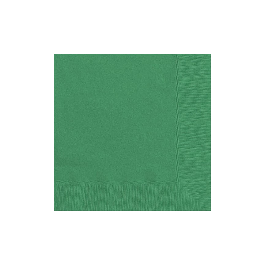 20 Green Lunch Napkins