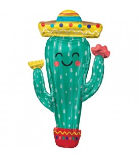 Ballon Aluminium Cactus Fiesta