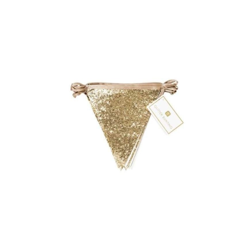 Luxe Gold Glitter Bunting