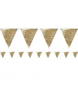 Luxe Gold Glitter Bunting