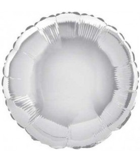 Silver Round Mylar Balloon