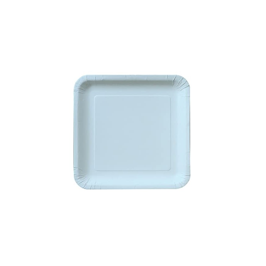 14 Baby Blue Dinner Plates