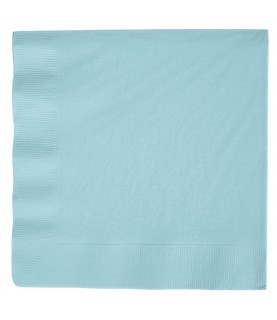 20 Grandes Serviettes Bleu Ciel